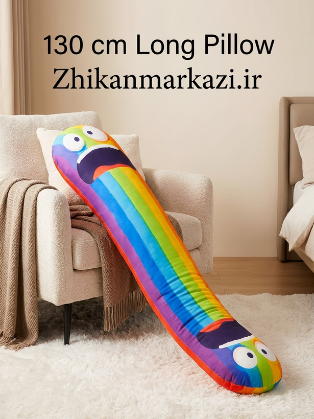بالش عروسکی دراز کِرم خسته!
