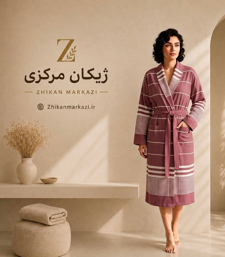 حوله تنپوش نخی یزدی ژیکان |عنابی
