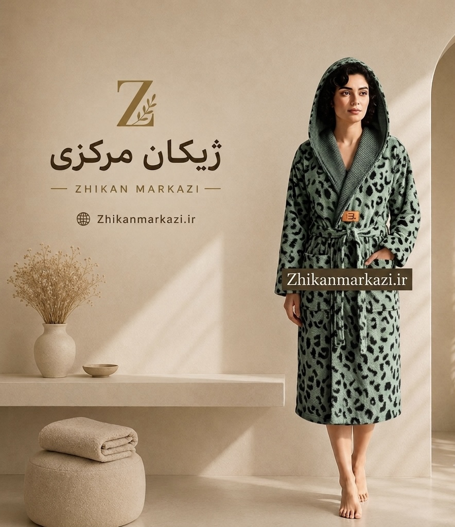 حوله تنپوش پلنگی ترک ۲ایکس لارج