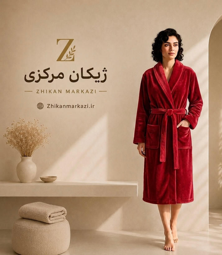 حوله تنپوش قرمز زنانه/مردانه ایکس لارج