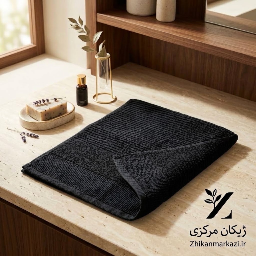 حوله دست و صورت درجه یک | مشکی ۴۰*۷۵